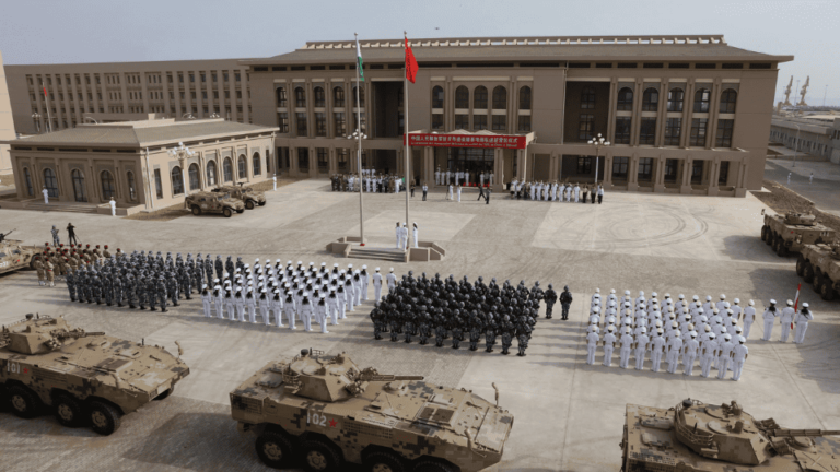 Chinese troops in Djibouti