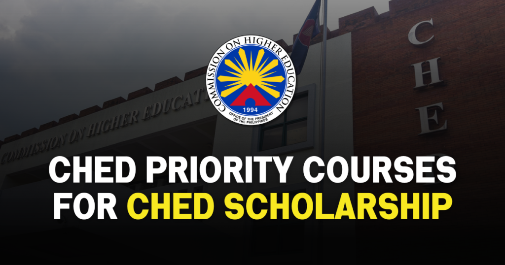 CHED Priority Courses For CHED Scholarship