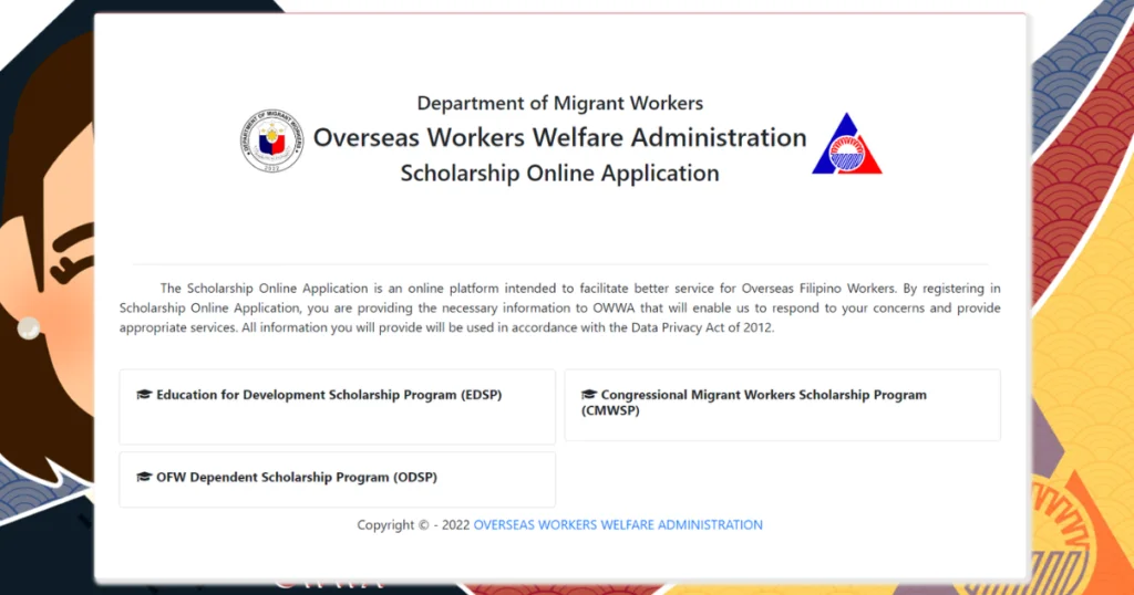 Overseas Workers Welfare Administration Scholarship Online Application