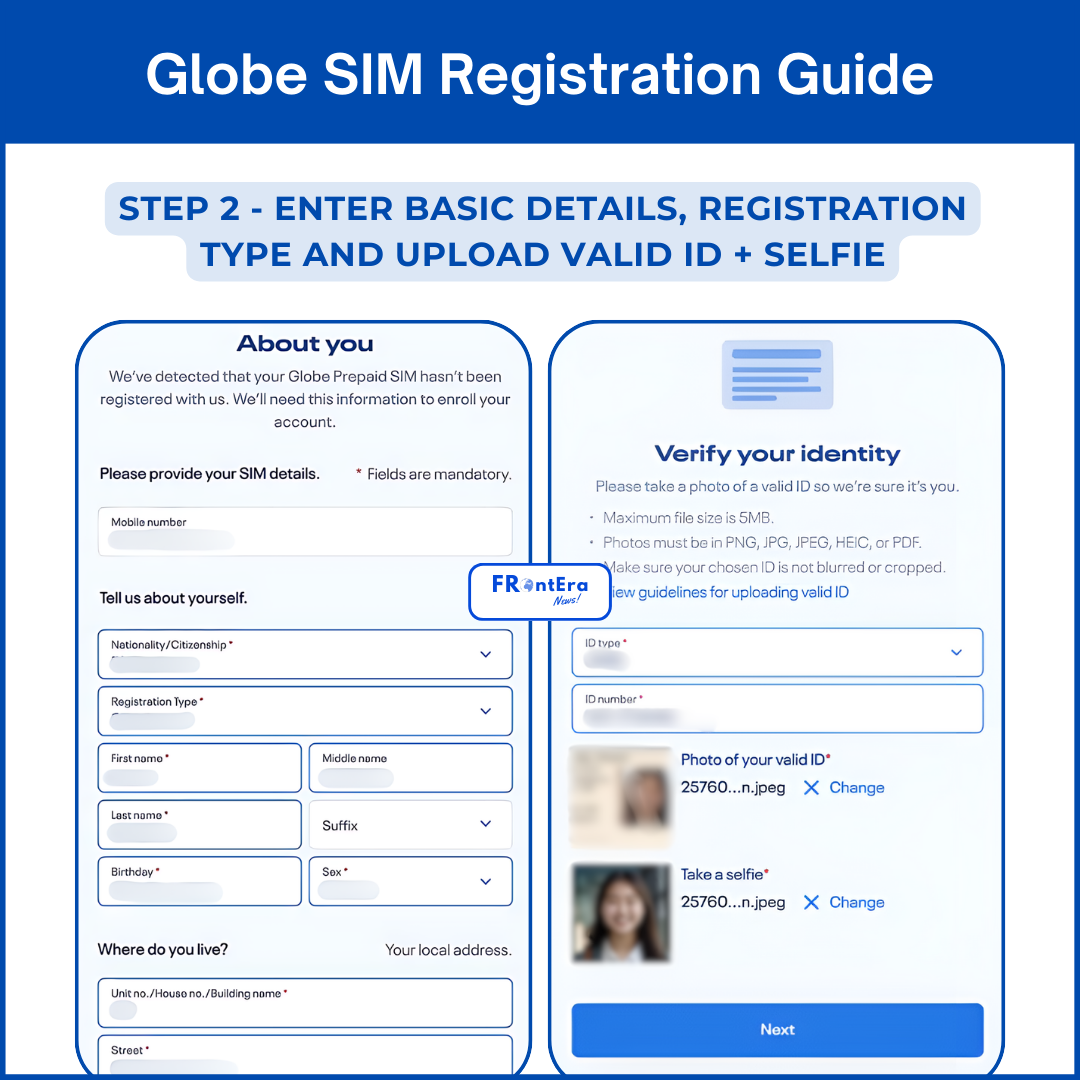 Step 2 - Fill Registration Form