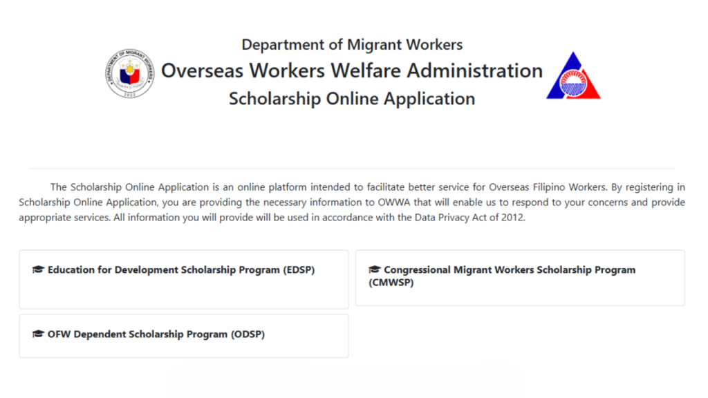 OWWA Scholarships